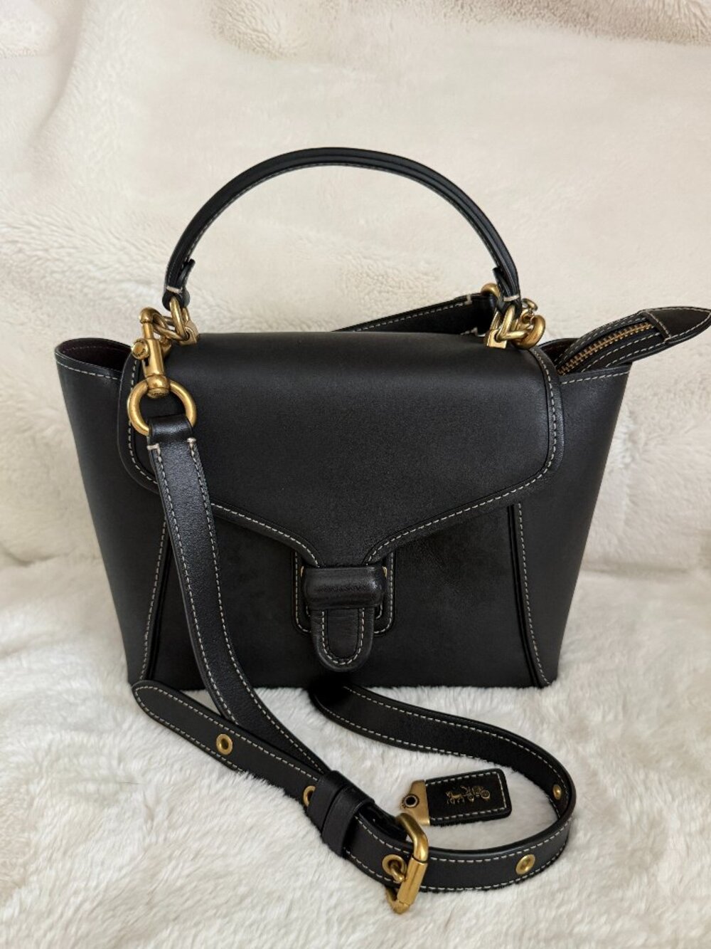 Coach Courier Carryall Glovetanned Leather Top Handle & Shoulder Bag B2080-878